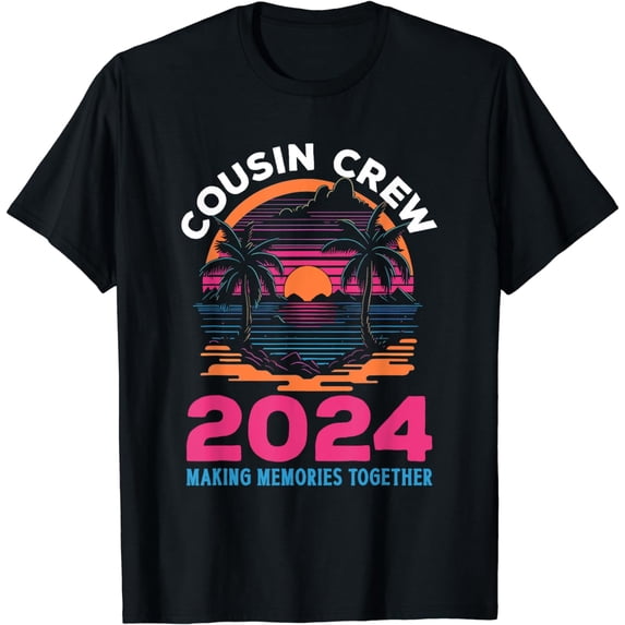 Cousin Crew 2024 - Funny Summer Vacation Beach Family Trip T-Shirt