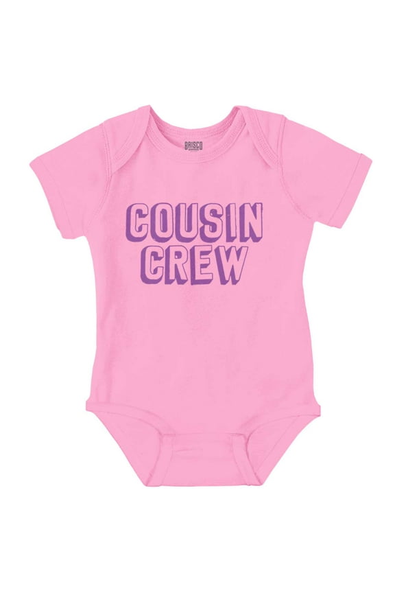 Cousin Crew Adorable Family Friends Romper Boys or Girls Infant Baby Brisco Brands 12M