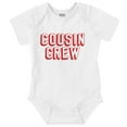 thumbnail image 1 of Cousin Crew Adorable Family Friends Romper Boys or Girls Infant Baby Brisco Brands 6M, 1 of 6