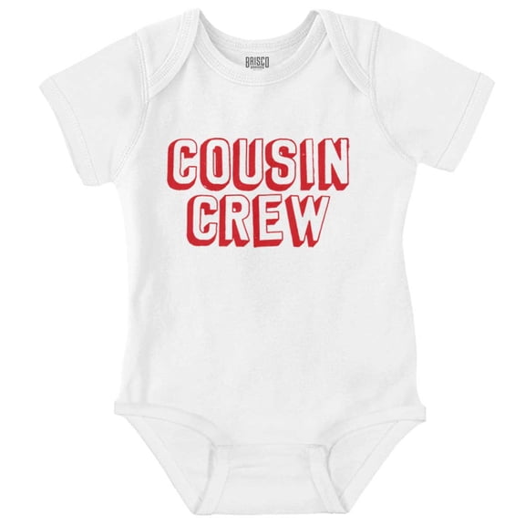 Cousin Crew Adorable Family Friends Romper Boys or Girls Infant Baby Brisco Brands 6M