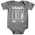 thumbnail image 1 of Cousin Crew Arrow T-Shirts and Bodysuits for Baby and Toddler Boy and Girls Fun Family Outfits Granite Heather Bodysuit, 1 of 2