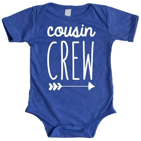 Cousin Crew Arrow T-Shirts and Bodysuits for Baby and Toddler Boy and Girls Fun Family Outfits Vintage Royal Bodysuit