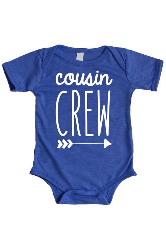 Cousin Crew Arrow T-Shirts and Bodysuits for Baby and Toddler Boy and Girls Fun Family Outfits Vintage Royal Bodysuit