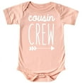 thumbnail image 1 of Cousin Crew Arrow T-Shirts and Bodysuits for Baby and Toddler Boy and Girls Fun Family Outfits White on Peach Bodysuit Newborn, 1 of 2