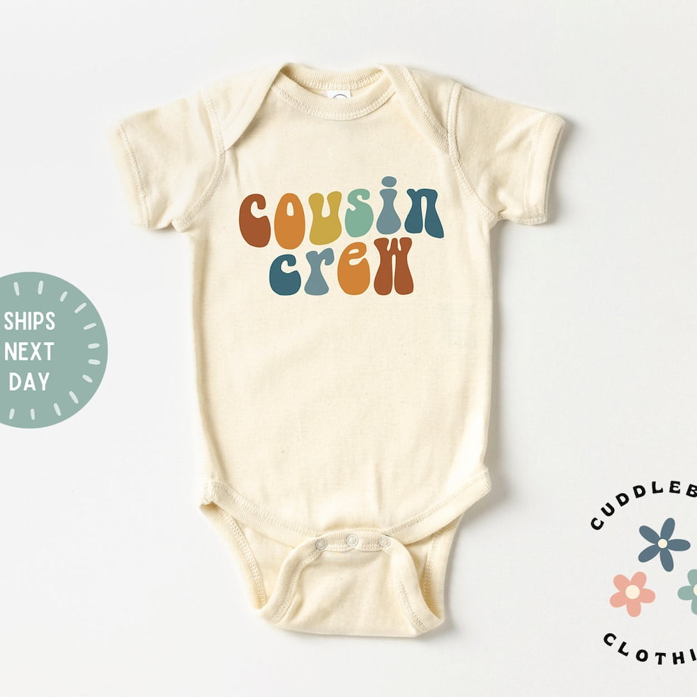 Cousin Crew Wavy Bodysuits For Infants & Toddlers Oceanside Bodysuit 18...