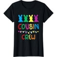thumbnail image 1 of Cousin Crew Cute Bunny Rabbit Matching Easter Day Party T-Shirt, 1 of 3