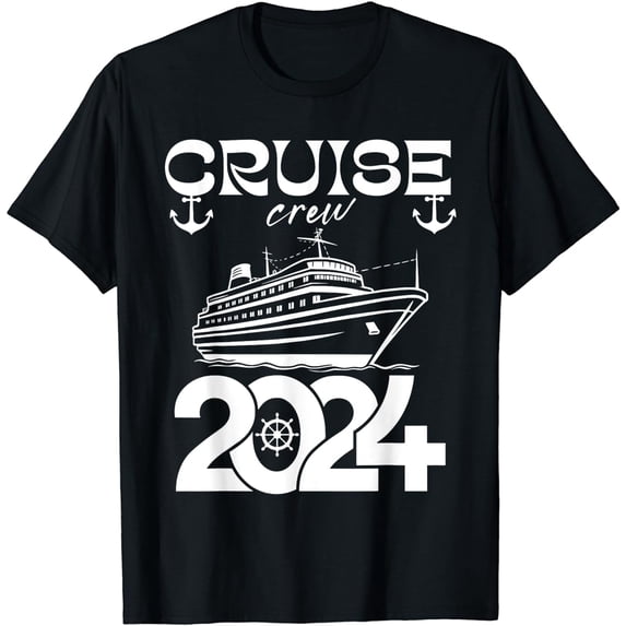 Cousin Crew Est 2024 Trip Cruisin Family Funny T-Shirt