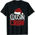 thumbnail image 1 of Cousin Crew Family Group Matching Christmas Pajama Party T-Shirt, 1 of 3