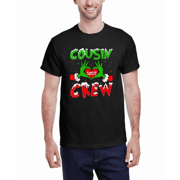 Cousin Crew Father Christmas Family Matching Pajama Christmas Unisex T-Shirt V13686, up to Size 5XL