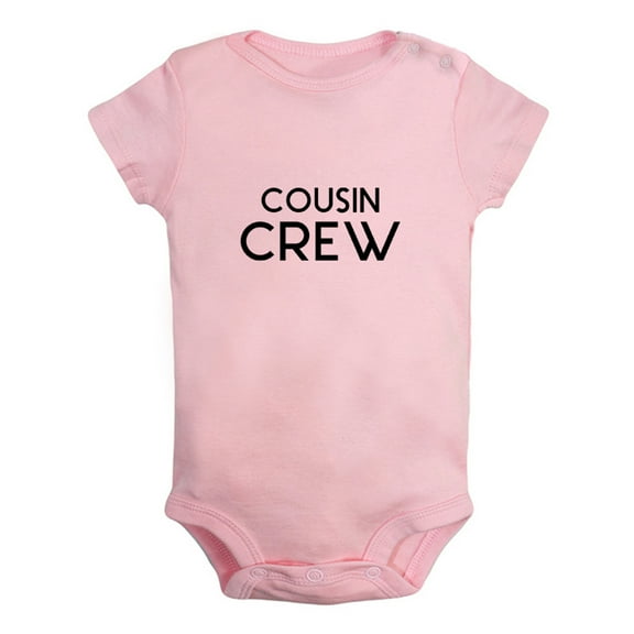 Cousin Crew Funny Rompers For Babies, Newborn Baby Unisex Bodysuits, Infant Jumpsuits, Toddler 0-24 Months Kids One-Piece Oufits