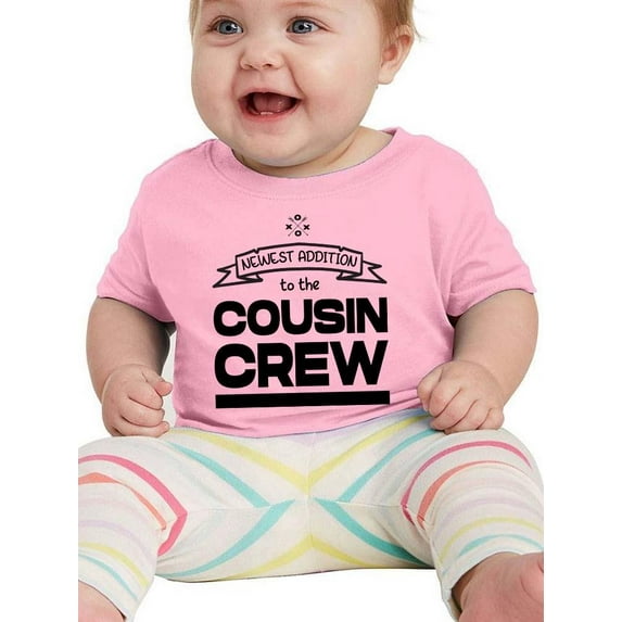 Cousin Crew New Addition T-Shirt Infant -Smartprints Designs, 6 Months