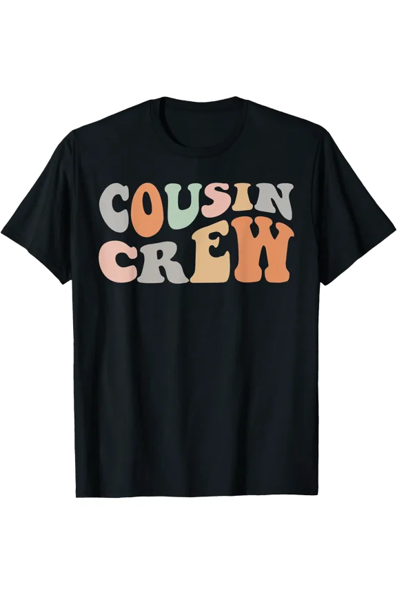 Cousin Crew Shirt Adults Kids Matching Cousin Squad Boy Girl T-Shirt
