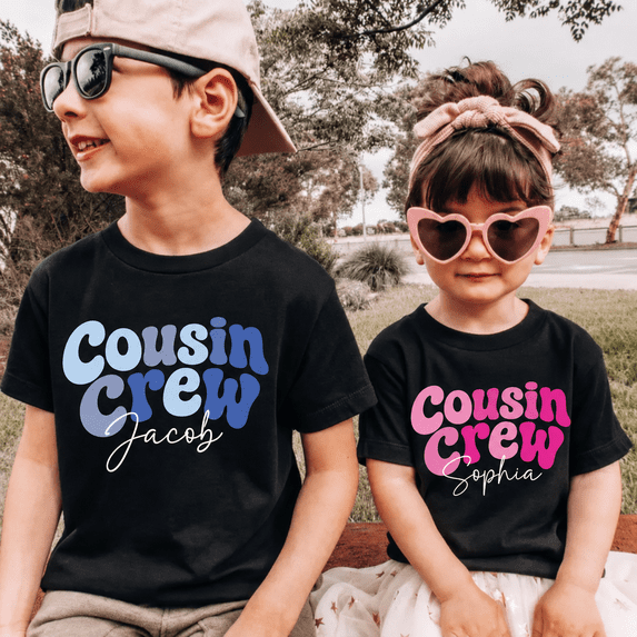 Cousin Crew Shirt, Personalized Matching Family Shirts, Custom Cousin Name Outfit, Family Reunion Shirt, Cousin Vacation Gift for Summer Trip