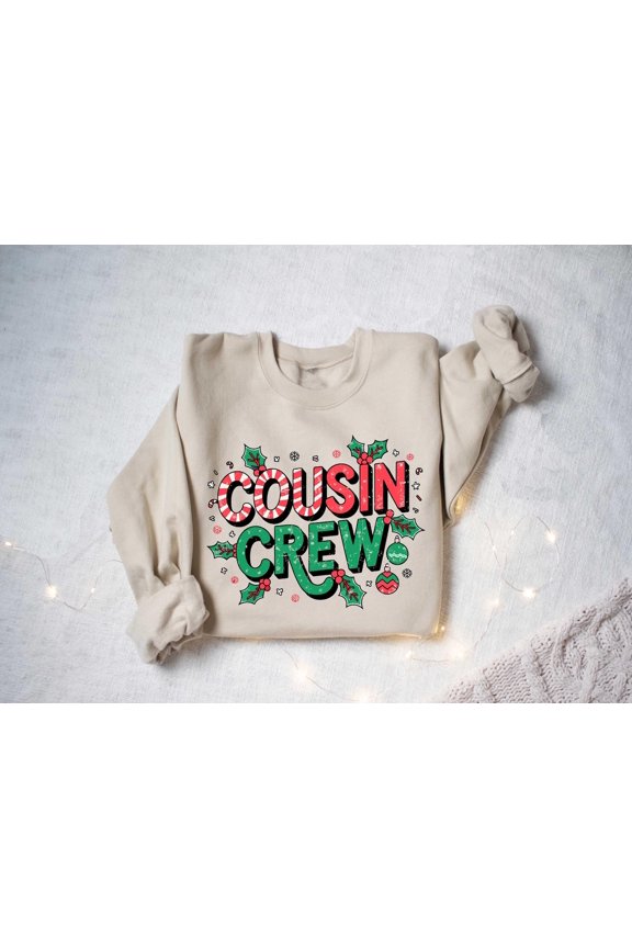 Cousin Crew Shirt, Squad Shirt, Sweatshirt, Crew Shirt, , Family Shirt Tshirt All Size S-5XL