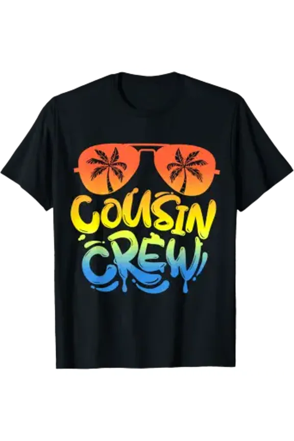Cousin Crew Shirt Summer Vacation Beach Trip Family T-Shirt