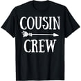 thumbnail image 1 of Cousin Crew Squad Family Matching Group Adults Kids Toddlers T-Shirt mens t shirt，black，women，funny，misfits，men，journey，t-shirt, 1 of 4