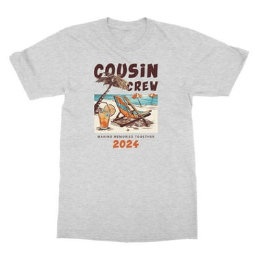 Cousin Crew Summer 2024 Making Memories Together Unisex T-Shirt (Ash, Small)