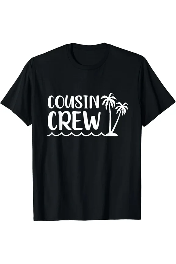 Cousin Crew Summer Camp Graphic Design T-shirt