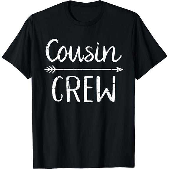 Cousin Crew T-Shirt Black Medium