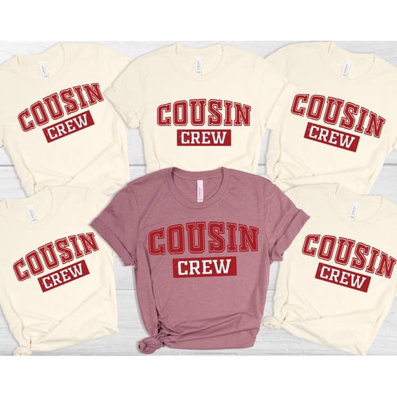 Cousin Crew T-Shirts: Family Vacation Shirts