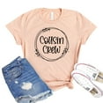 thumbnail image 1 of Cousin Crew T-shirt Siblings Tshirt Women's Squad Shirt Team Tee Family Shirts Reunion Gift, 1 of 3