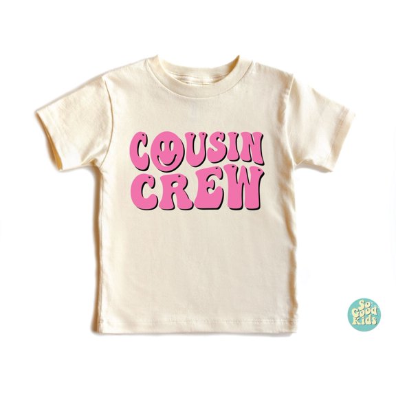 Cousin Crew Toddler Shirt, Retro Cousins Shirts, Cousin Bodysuit, Cute Cousin Crew Gift, Natural Toddler Outfit, Pregnancy Announcement, New Born, Baby Shower Gift, New Parents Gift