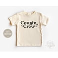 thumbnail image 1 of Cousin Crew Toddler Shirt - Retro Kids Shirt - Stars Natural Toddler Tee, New Born, Baby Shower Gift, New Parents Gift, 1 of 3