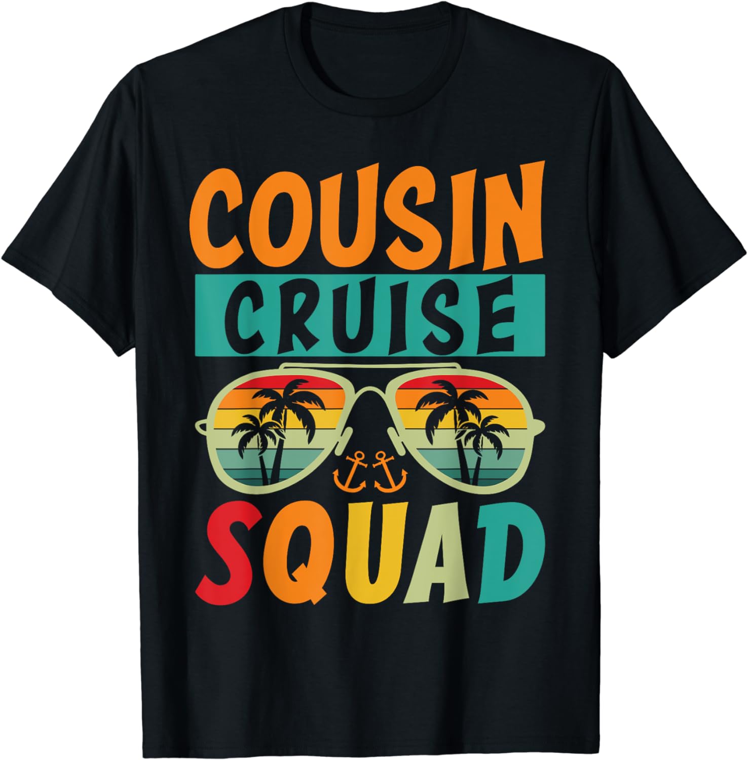 Cousin Cruise Squad 2024 Cruise Ship Party Group Vacation T-Shirt ...