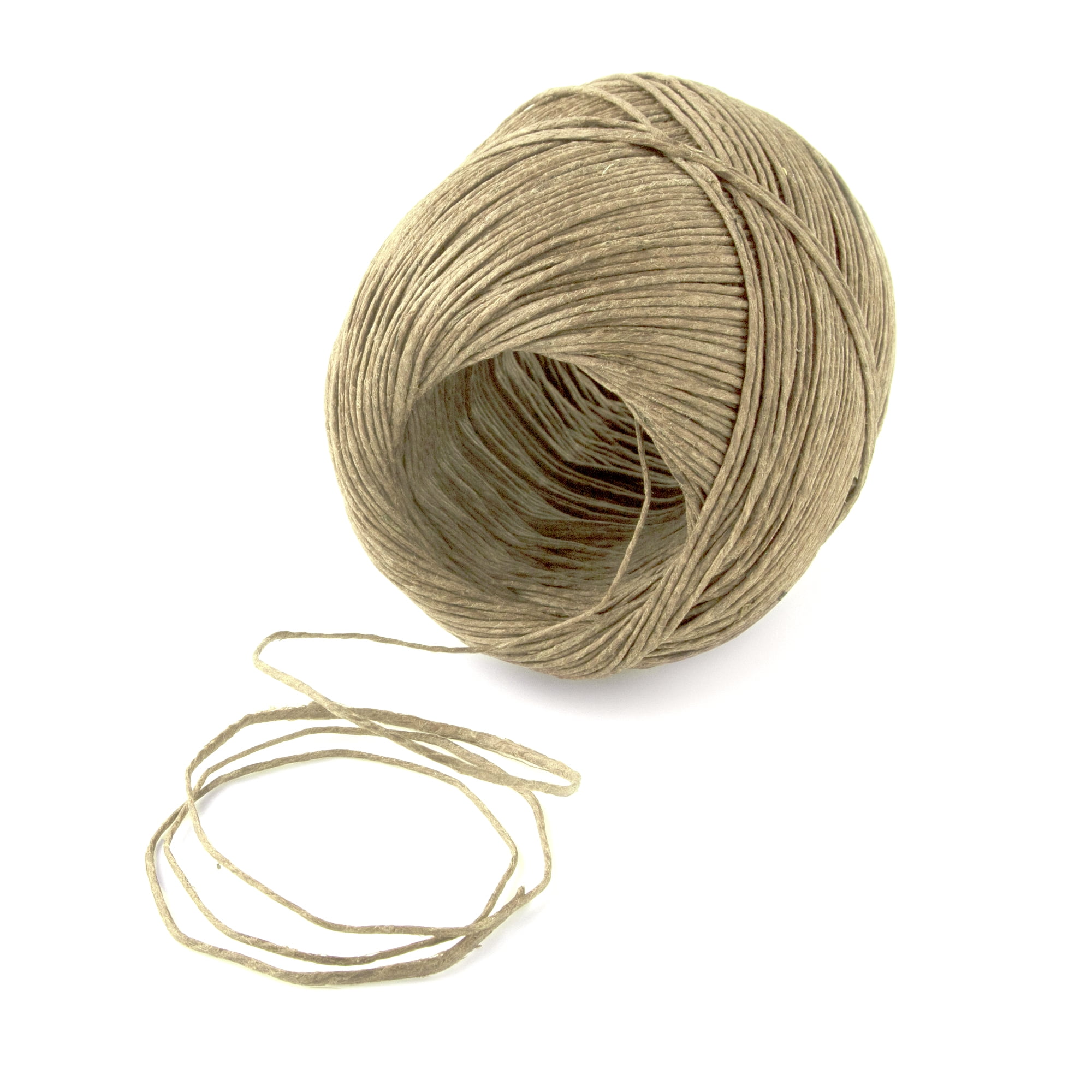 Cousin DIY 20lb Polished Thin Hemp Twine, Natural Brown, 300ft Roll