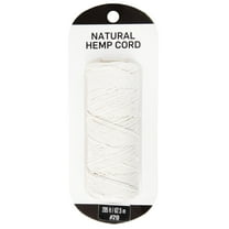 Cousin DIY 20lb White Hemp Twine, Crafting or Jewelry Making, 205 ft Roll