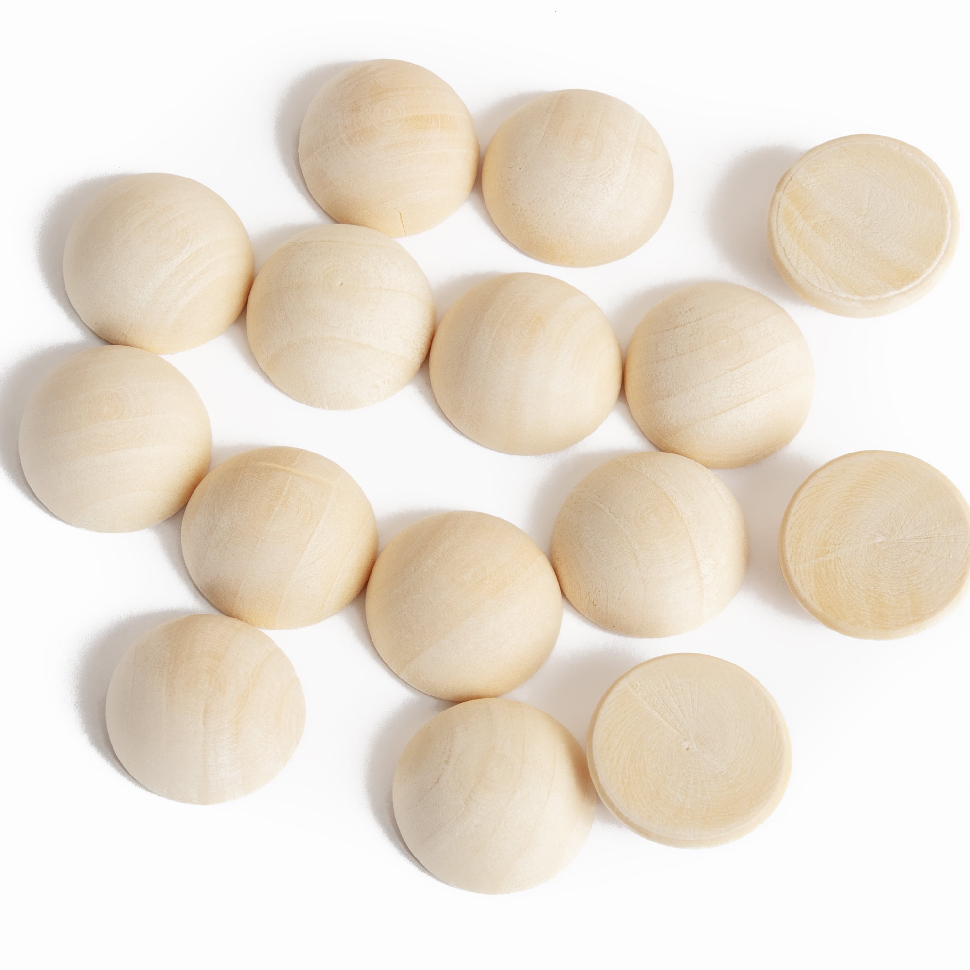  1-1/2 inch Wooden Round Balls, Bag of 5 Unfinished Wood Round  Balls, Hardwood Birch Sphere Orbs for Crafts and DIY Projects, Woodworking  (1-1/2 inch Diameter) by Woodpeckers