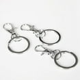 thumbnail image 1 of Cousin DIY 3 Piece Metal Key Rings, Keychain and Lanyard Making, 54mm, Silver Finish, 1 of 9