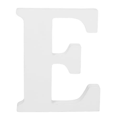 Cousin DIY 3" White Wood Letter E