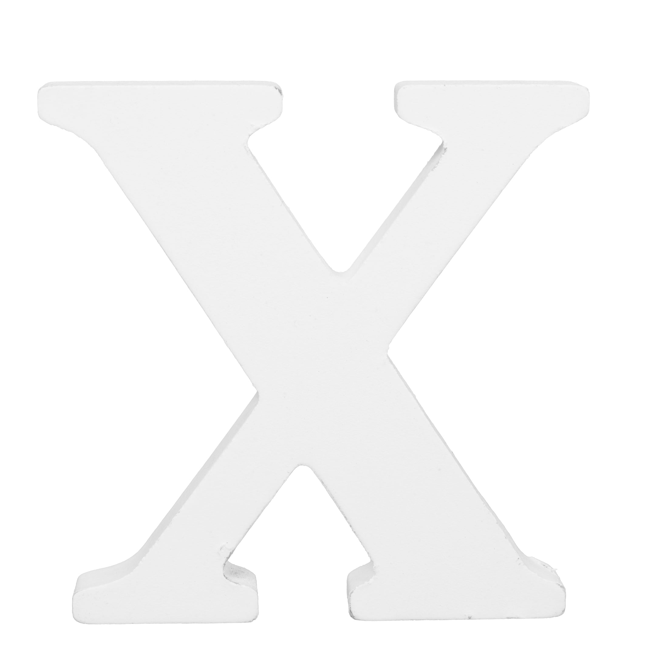 Cousin DIY 3" White Wood Letter X