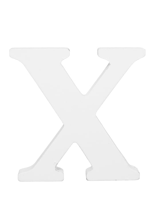 Cousin DIY 3" White Wood Letter X