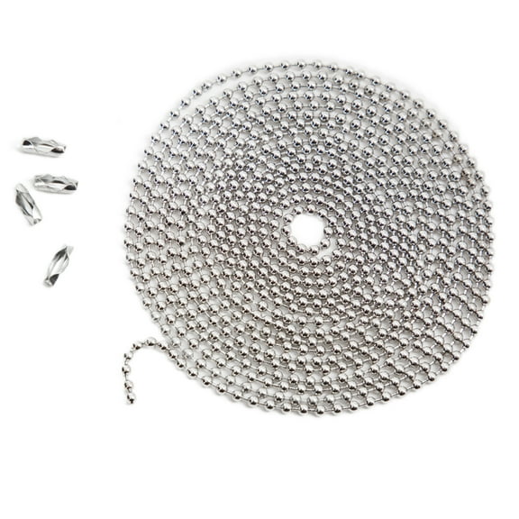 Cousin DIY 80 in Silver Ball Chain with Findings, Metal, Jewelry Making