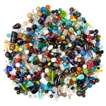 Cousin DIY Artisan Glass Bead Assortment, Multicolor, 500g, 1300 Piece, Unisex, Adults