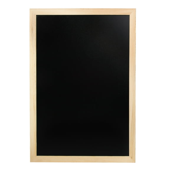 Cousin DIY Black Chalkboard with Natural Unfinished Wood Frame, Size 19 x 13 in, 1 pc