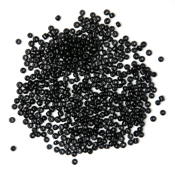 Cousin DIY Black E-bead Bulk Pack, 100g, 1000 Piece, Unisex, Adults, 65027226