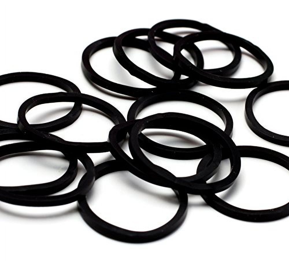 Cousin DIY Black Rubber Bands with S Clips 624pc