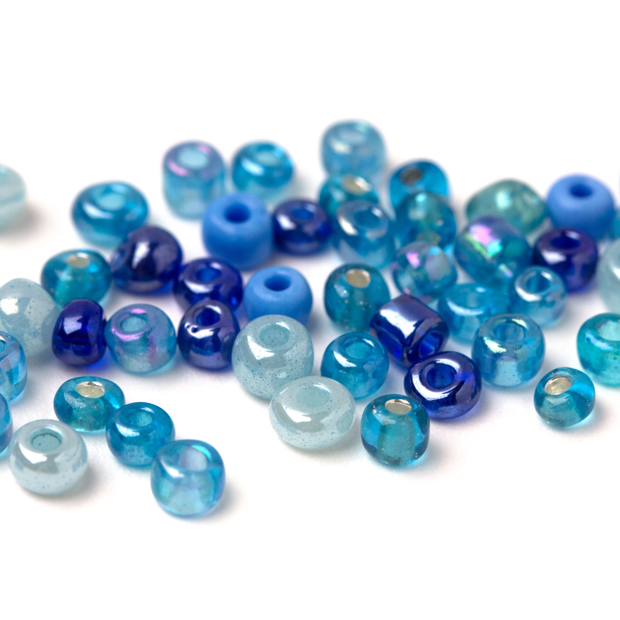 Cousin DIY Blue E-bead Bulk Pack, Unisex 1000+ Pieces for Adults 