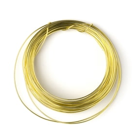 Cousin DIY Coated Copper Wire, Gold Finish, 20 Ga, 24 ft Roll