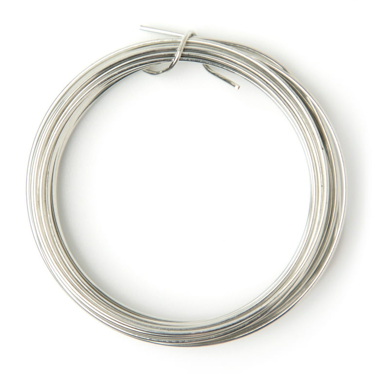 Cousin DIY Coated Copper Wire, Silver Finish, 18 Ga, 14 ft