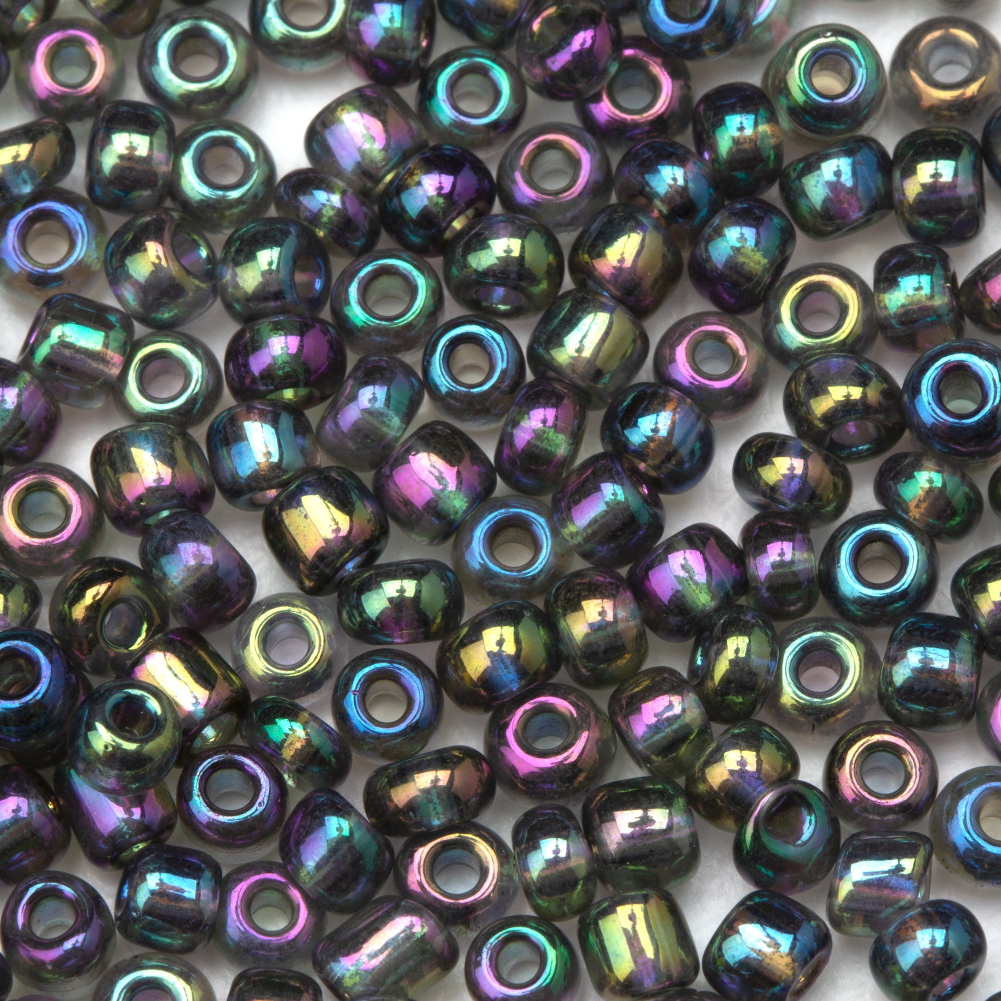 Cousin DIY Glass E Beads 100g Bulk Pack 6 0 Clear AB Unisex