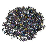 Cousin DIY Rainbow Glass Beads Filler, 480 Pieces, Multi-Size Variety