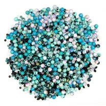 Cousin DIY Glass and Acrylic Bead Mix, Turquoise, Blue, Green, Model# 69991792, 1000 Pc, Colorful Unisex Bead Mix for Adults and Teens