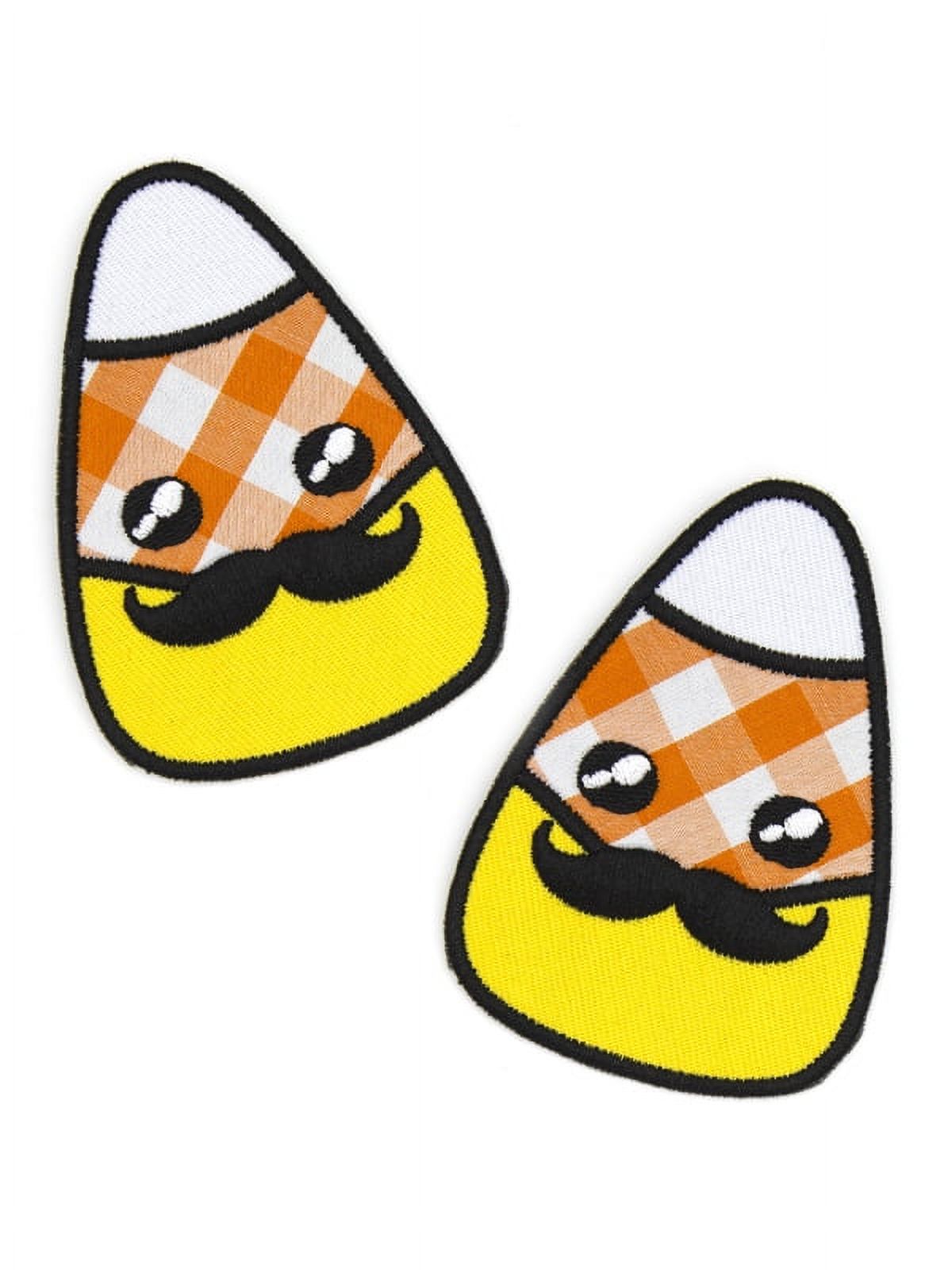 Cousin DIY Halloween Iron On Elbow Patches Yellow/Orange Candy Corn