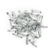 Cousin DIY Metal Bar Silver Pin Base, 40 Pieces, Jewelry Making