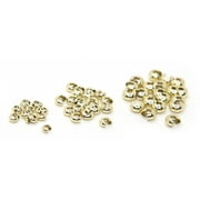 Cousin DIY Metal Crimp Bead Cover, 120 Piece, Gold Finish