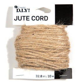Cousin DIY Natural Jute Twine, Light Brown, 32.8 ft Roll